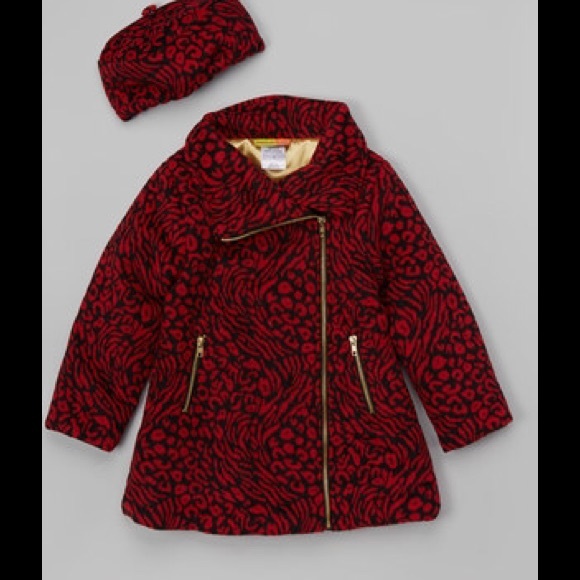 Coat with Hat Baby Girls - Picture 2 of 3