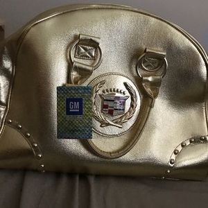 Gold Cadillac Bag NWT