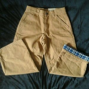 Carhartt flannel linning pants