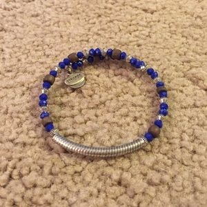 Alex and Ani "Blue/Brown Uncharted Voyage Wrap"