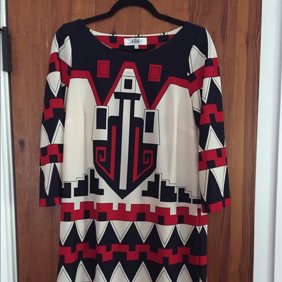 Tribal Print Tibi Dress