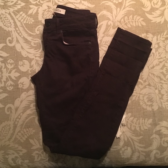 Maroon Topshop Baxter Jeans