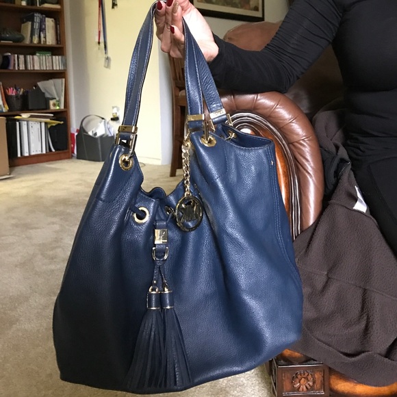 Michael Kors Blue Medium Shoulder Purse