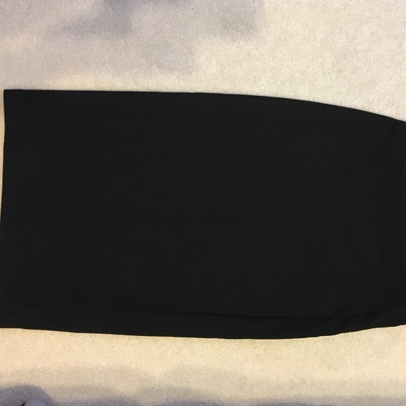 Black pencil skirt