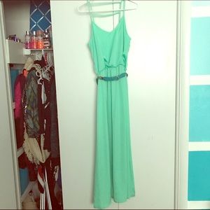Mint maxi dress