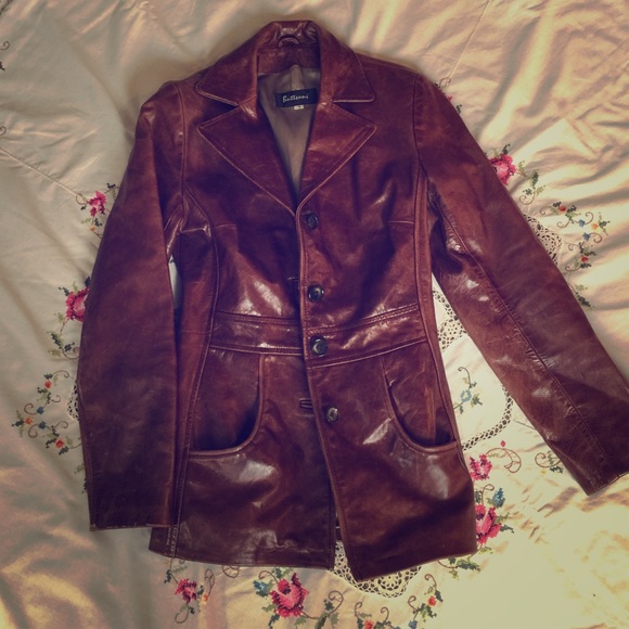 Beautiful Leather Jacket, Size Small