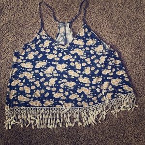 Floral tank top