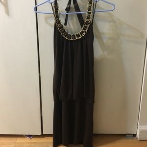 Special occasion halter top with fitted bottom