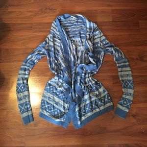 RED CAMEL / Blue and Gray Cardigan 🦋