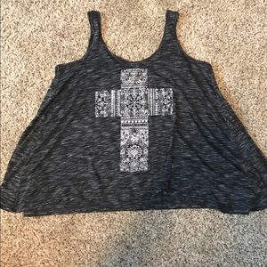 Cross tank top