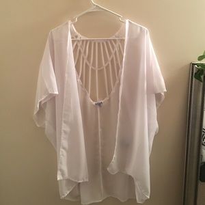White Lightweight Kimono