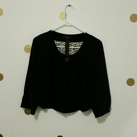 Black small coat, size medium