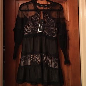 For Love & Lemons Alexa Mini Dress
