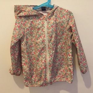 EUC BabyGap floral windbreaker.  Size 5t.