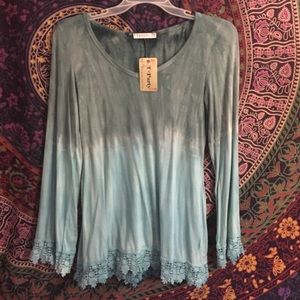 Tie dye dressy shirt