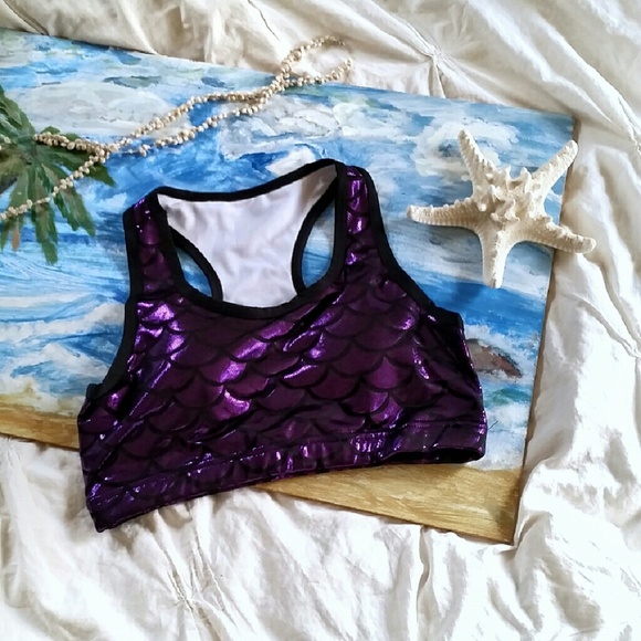 Other - Purple Mermaid Sports Bra Other - Purple Mermaid Sports Bra
