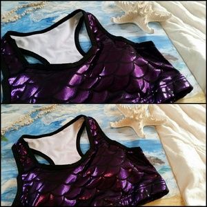 Intimates & Sleepwear - Purple Mermaid Sports Bra Intimates & Sleepwear - Purple Mermaid Sports Bra