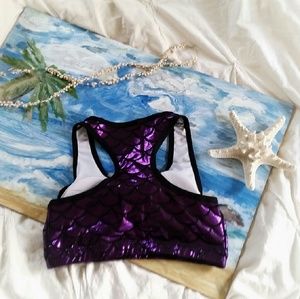 Intimates & Sleepwear - Purple Mermaid Sports Bra Intimates & Sleepwear - Purple Mermaid Sports Bra