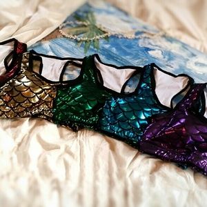 Intimates & Sleepwear - Purple Mermaid Sports Bra Intimates & Sleepwear - Purple Mermaid Sports Bra