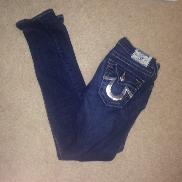 Straight legged true religion jeans