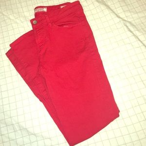 Size 29 Red Skinny GUESS Jeans