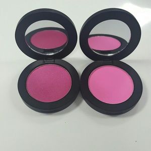 Blush, Fuschia shimmer, soft pink matte