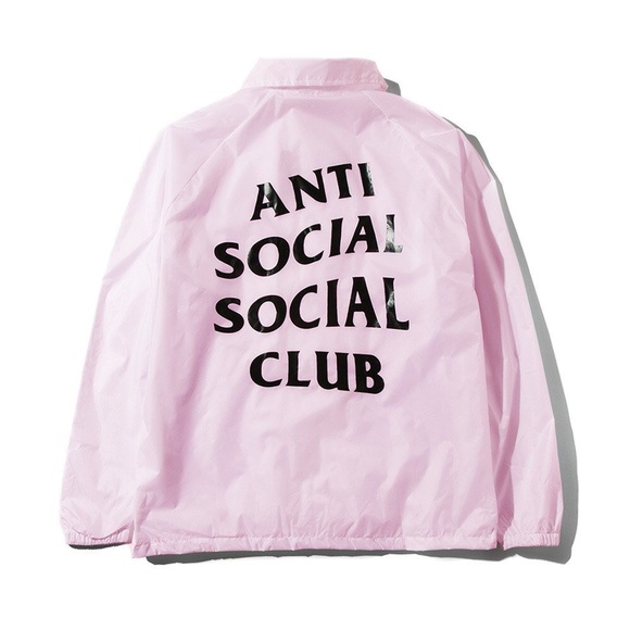 NWT Anti Social Social Club "Feel 4 U" Pink Jacket