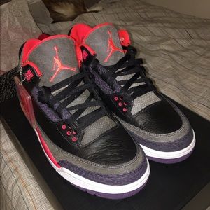 2013 "Crimson" Air Jordan 3's Brand New