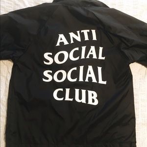 Anti Social Social Club Black Jacket