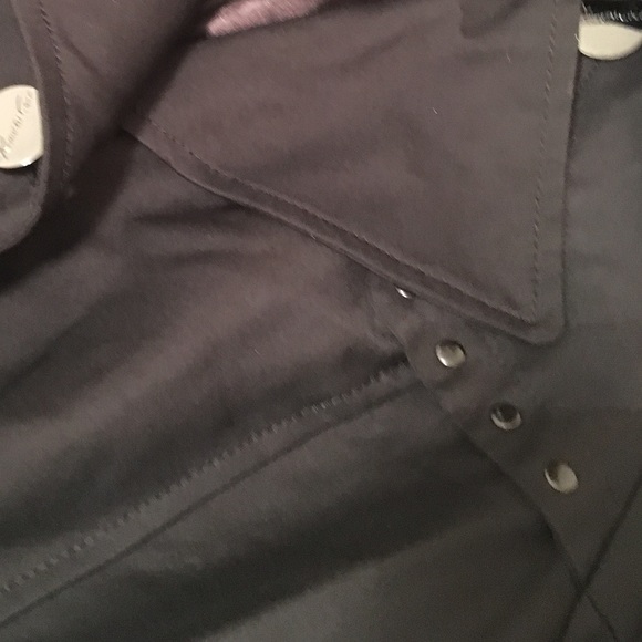 Kenneth Cole Black Trench Coat - Picture 2 of 3