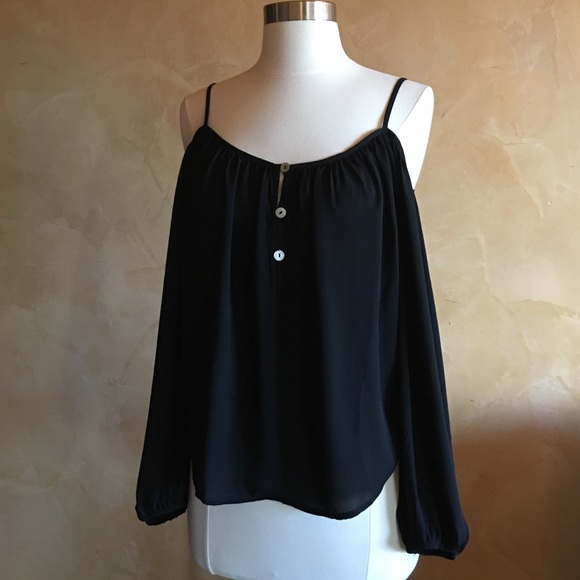 Off the shoulder blouse with open detail back