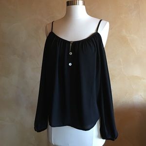 Off the shoulder blouse with open detail back