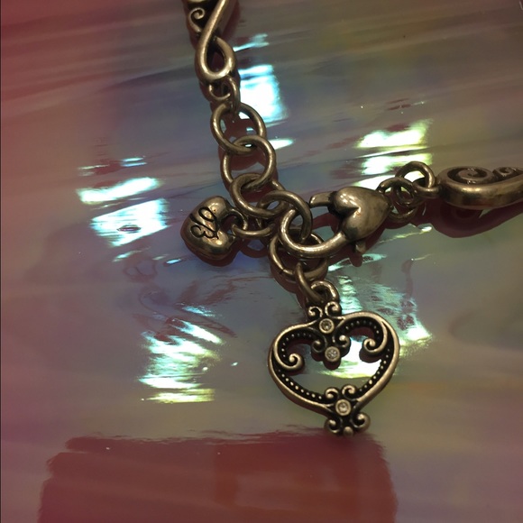 Brighton silver bracelet and matching earrings. - Picture 2 of 4