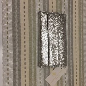 Adrienne Vittadini Silver Sparkle Wallet