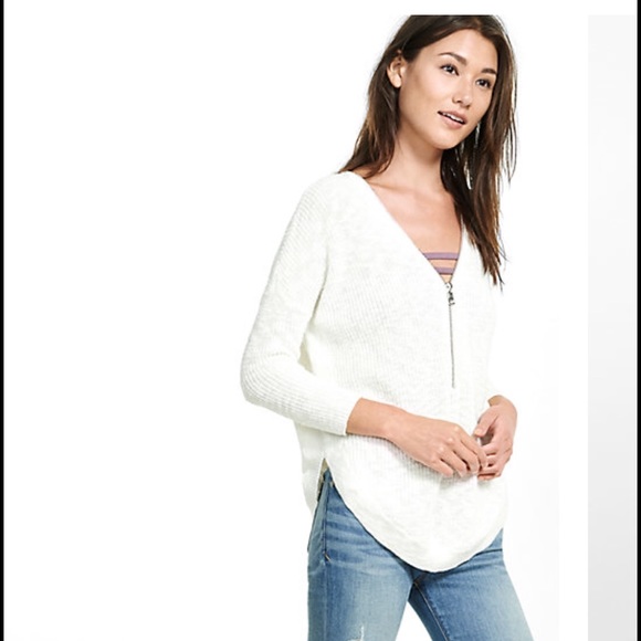 White Express sweater