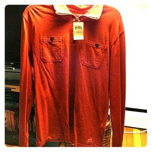 Lucky Brand Men's Long-Sleeve Shirt - Half-zip NWT