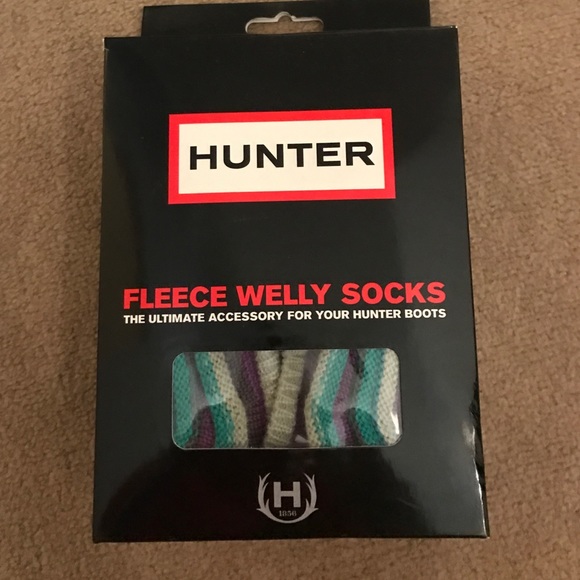 NEVER OPENED BOX OF HUNTER BOOT FLEECE SOCKS