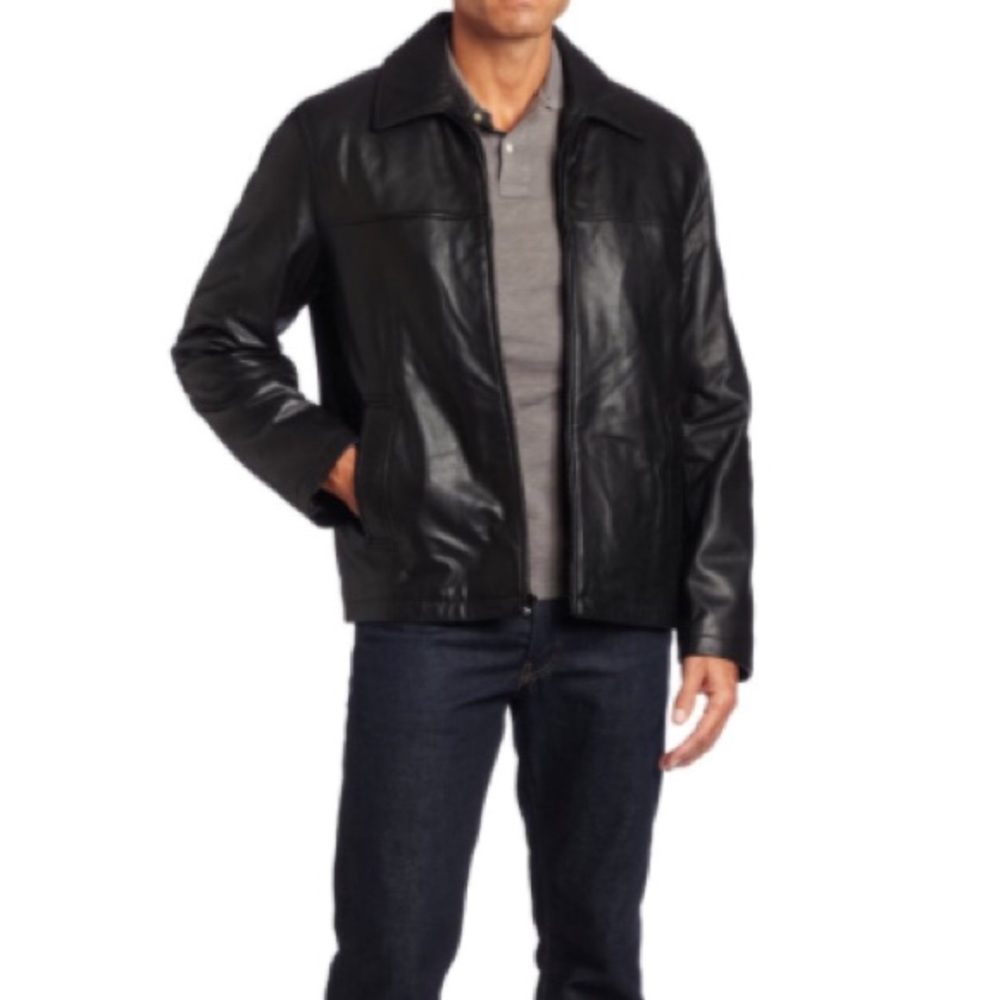 Leather Tommy Hilfiger Coat