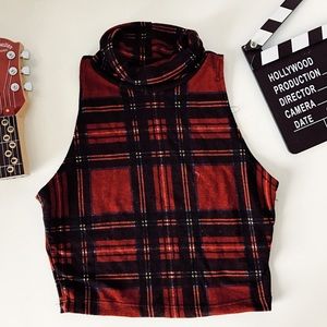 Plaid Crop Top