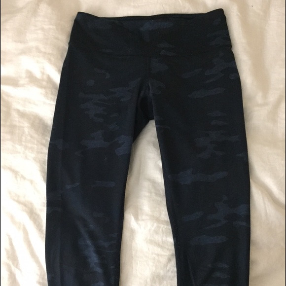 Blue Camo Crop