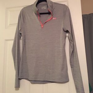 Long sleeved quarter zip top