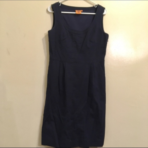 Tory Burch Dark Blue Cotton Dress