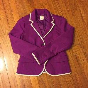 GAP Purple and White Blazer