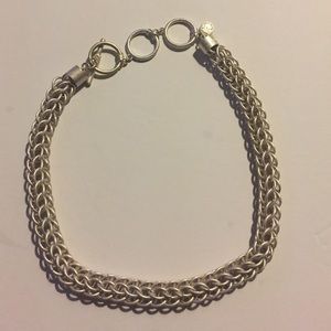 Jones New York silver plated chain necklace