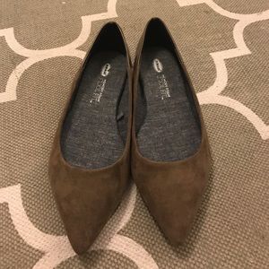 Brown flats ||9|| worn once