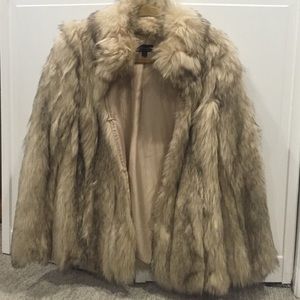 TOPSHOP Faux fur jacket.