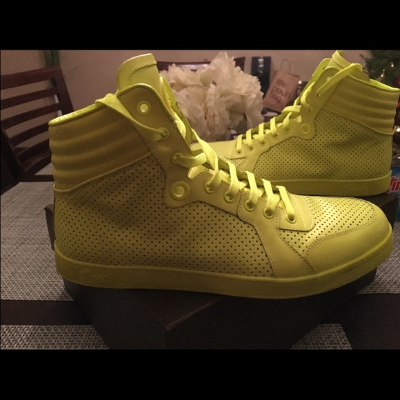 Authentic gucci high tops size 10 mens - Picture 3 of 4