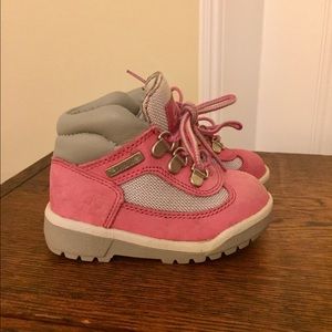 Pink Timberlands