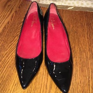 Cole Haan Black Patent Kitten Heels
