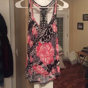 Flower Printed Tank Top